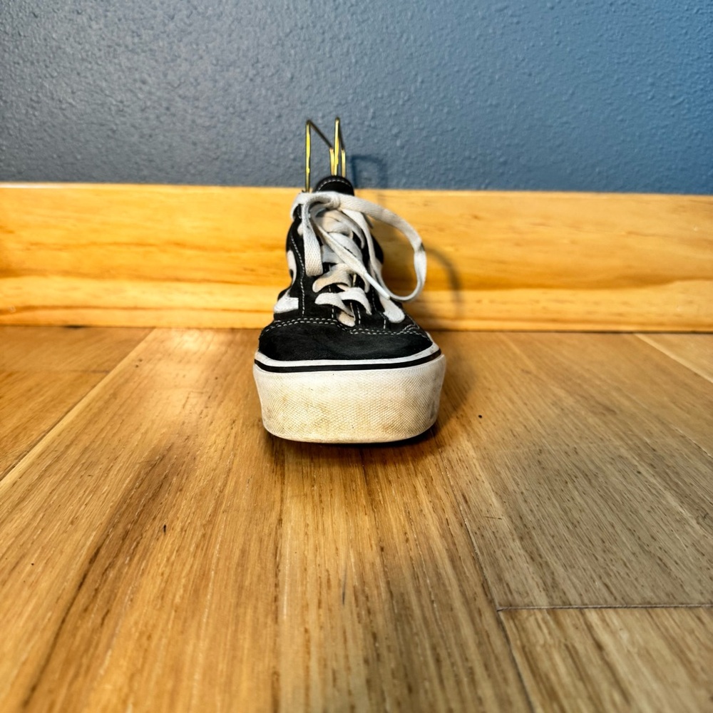 Vans Old Skool Skater Black and White Platform lace up sneakers Men’s 6.5/W 8 - Picture 2 of 10
